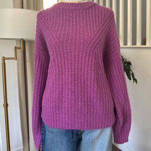 A New Day Magenta Knitted Sweater Size: L